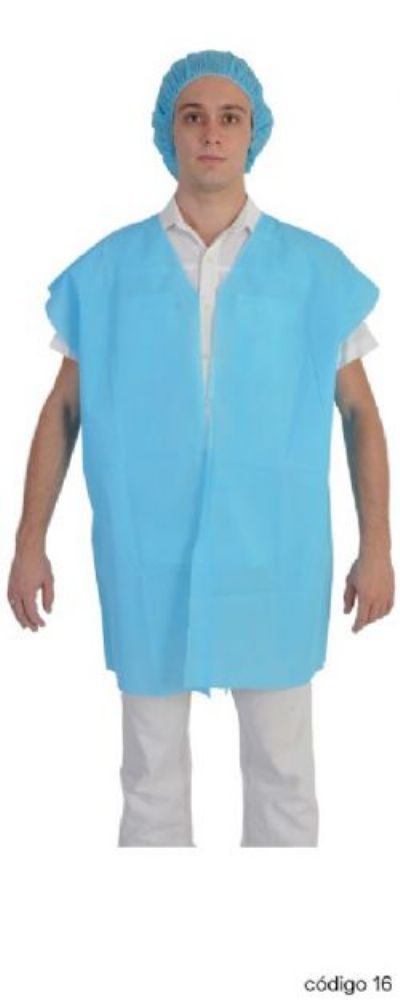 Avental descart�vel sem manga  10 unidades