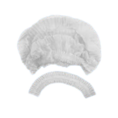 Touca sanfonada branca 100 unidades