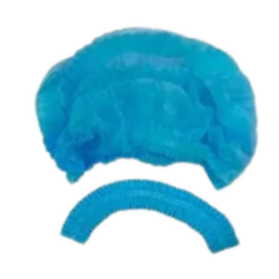 Touca sanfonada colorida 100 unidades