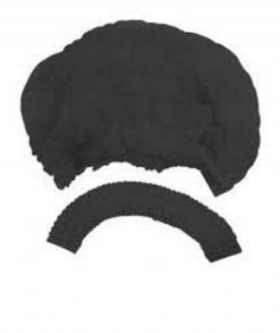 Touca sanfonada colorida 100 unidades