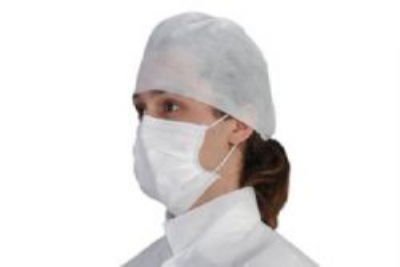 Gorro descart�vel com la�o 50 unidades