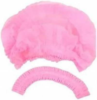 Touca sanfonada colorida 100 unidades